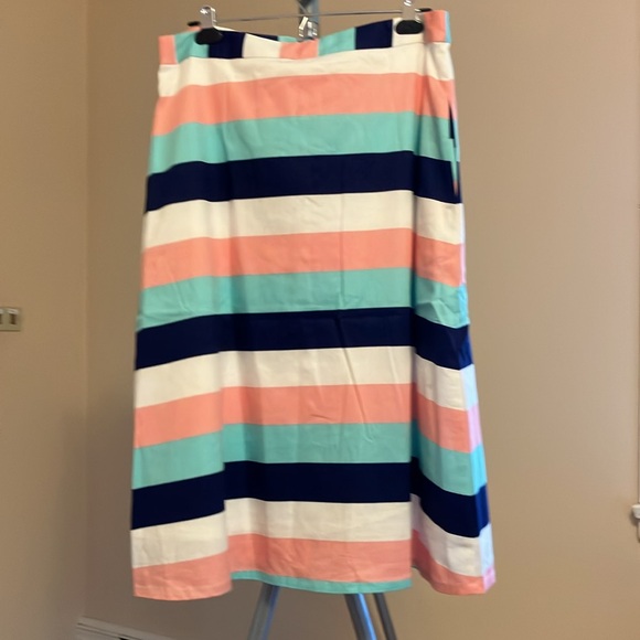 Collectif Camilla Candy Stripes Skirt - Picture 3 of 11